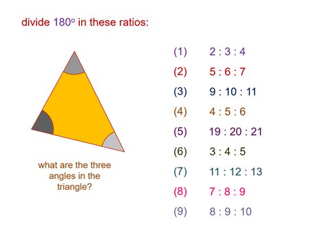 Angles, Sides, and Ratios